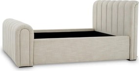 Pat dublu tapitat design elegant LUX Kayden, Albury bej