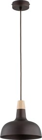 RODOS lustră suspendată pe cablu 1xE27/15W/230V, neagră
