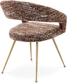 Scaun design elegant LUX Bravo, boucle sonata red