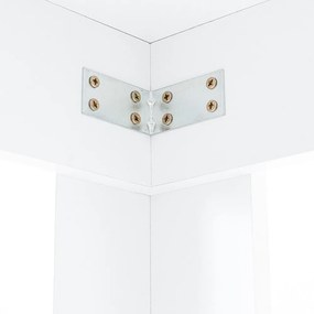 Masă de dining Yorki Standard 140x80 cm albă