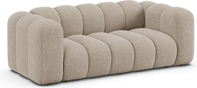 Canapea bej cu tapițerie din chenille 200 cm Lupine – Micadoni