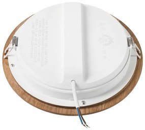 Corp de iluminat LED încastrat WOODY SPOT LED/23,5W/230V 4000K stejar ø 23,5 cm