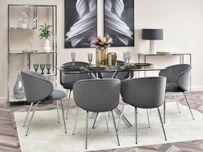 Scaun Carmen (grafit + negru). 1110991