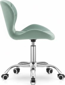 Scaun de birou mentolat AVOLA VELVET