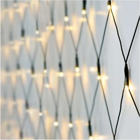 LED perdea de Crăciun pentru exterior 320xLED/230V 3x1,5 m IP44 alb cald