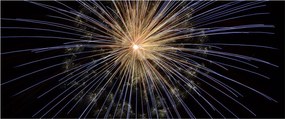 Tablou cu artificii (120x50 cm)