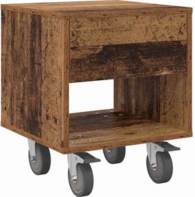 vidaXL Noptieră Lemn vechi 40,5 x 40 x 48 cm Lemn compozit