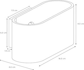 Lucide 23254/01/31 - Aplica perete XERA 1xG9/42W/230V alb