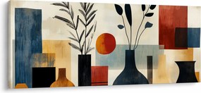 Tablou - Vaze cubiste (120x50 cm)