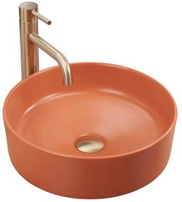 Lavoar pe blat terracotta mat Rea Sami 37 cm