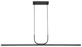 Lustra Suspendata Liniara, LED, Negru, Elia