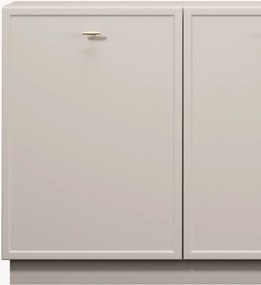 Comodă Lorini 200 cm cu 4 uși - cașmir / mânere aurii T-bar