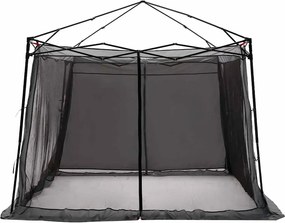 vidaXL Cort interior Gri și Portocalie 303 x 303 x 196 cm tafta