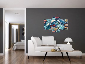 Tablou – Animale acvatice desenate (90x60 cm)