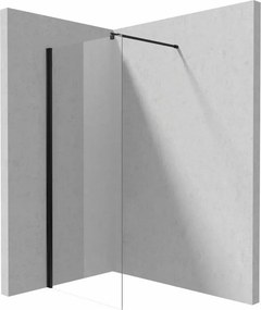 Paravan de dus Deante Kerria Plus negru mat 90x200 cm