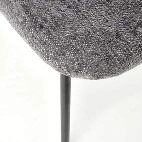 Scaun de bucaterie Lutero, gri