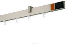 Galerie SIMPLA SQUARE LINE prindere tavan - CIRES NEGRU crom mat (Alege marime: 320 cm)