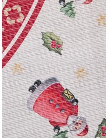 Covor roșu rotund ø 160 cm cu model de Crăciun Toy's Delight Santa Claus – Villeroy&amp;Boch