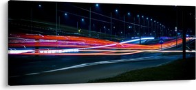 Tabloul orașului nocturn (120x50 cm)