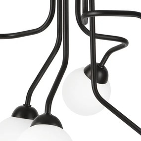 Lustră aplicată HOLLY 6xG9/5W/230V neagră