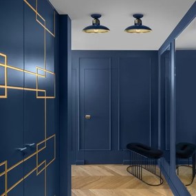 Lustră aplicată FELIX 1xE27/60W/230V albastră