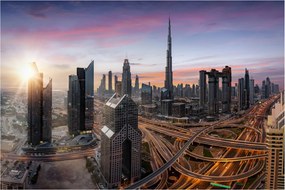 Tablou - Panorama din Dubai (90x60 cm)