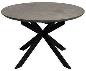 Masă de dining rotundă extensibilă cu blat suplimentar ø 120 cm Rocía – Ixia