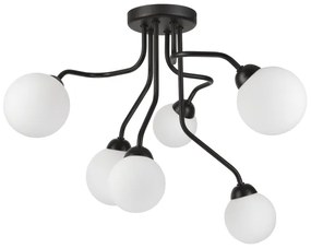 Lustră aplicată HOLLY 6xG9/5W/230V neagră