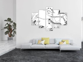Tablou - Acuarelă Jungla (150x105 cm)