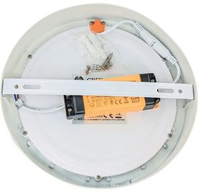 Plafonieră LED FENIX LED/24W/230V 3800K d. 29,8 cm alb zăpadă