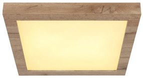 Plafoniera LED cu efect de lemn XAVVI