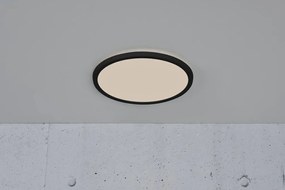 Plafoniera LED design silm IP54 baie Oja 29 negru 3000-4000K 2015026103 NL