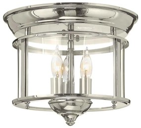 Plafonieră Hinkley HK-GENTRY-F-PN GENTRY 3xE14/40W/230V crom lucios