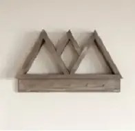 Raft de perete din lemn ,seria wood, Homs, natural, 42 x 25 x 6 cm,700135