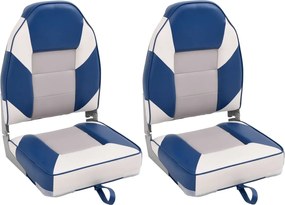 vidaXL Scaune pliabile pentru barcă 2 buc. cu spătar înalt 39x43x58 cm