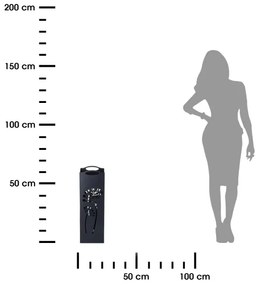 Suport metalic de umbrelă INDUSTRIAL 60x21 cm negru