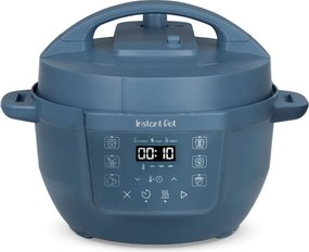 Multicooker Instant Pot Classic Mini 140800701, 800 W, 3,8 l, 7 programe, Butoane „Favorite”, Ecran LCD, Otel inoxidabil, Albastru