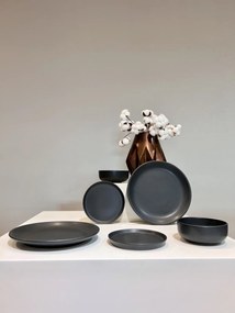 Set 2 Piese Vulcano DUO Lucios (Platou 29cm+Farfurie Lucioasa 20cm)