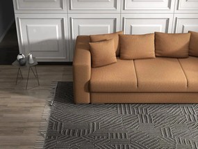 Canapea extensibilă dumonde cu ladă de depozitare si sezut confortabil din spuma high-density, Gloria Enjoy Mango 240x100 cm
