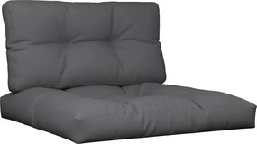 vidaXL Perne de paleți, 2 buc., antracit, material textil