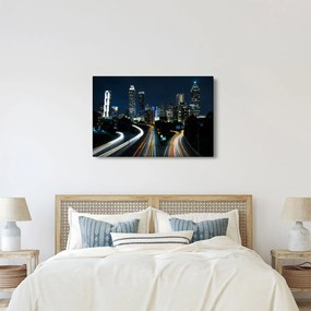 Tabloul metropolei nocturne (90x60 cm)