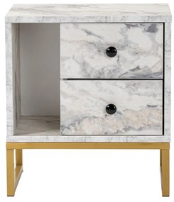 Noptieră Glimarolla (Marmură + Auriu). 1106612