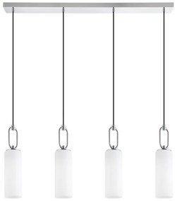 Lustră pe cablu Eglo 390129 MAJANA 4xE27/40W/230V crom lucios