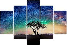 Tablou - Relaxare sub stele (150x105 cm)