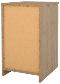 Comodă în culoare naturală cu aspect de lemn de stejar 40x70x50 cm Naia – Tvilum