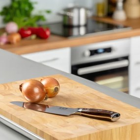 Gudaro - Cuțit de bucătar FENG din oțel Damasc 8", 67 de straturi de oțel, lungime 20 cm