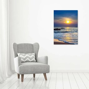 Fotografie imprimată pe sticlă Sunset Beach