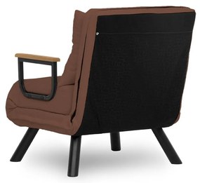 Fotoliu Sando Single Light Brown