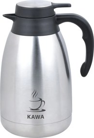 Termos de cafea pentru conferințe Kinghoff KH 2094, 2 l, pereți dubli, corp din oțel inoxidabil, inox/negru