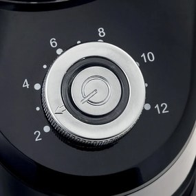 Rasnita electrica pentru macinat cafea Ariete COFFEE GRINDER 3023/00, 200W, 200 g, 14 nivele de macinare, 2-12 cesti, Negru